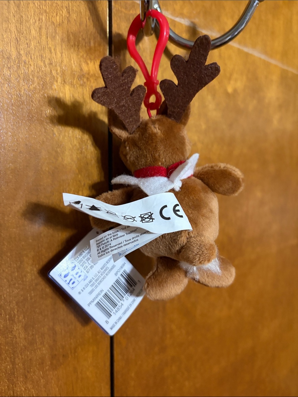 ELF PETS-Plushie Keychain Set - White, Red, Brown Dogs & Reindeer - Picture 4 of 13